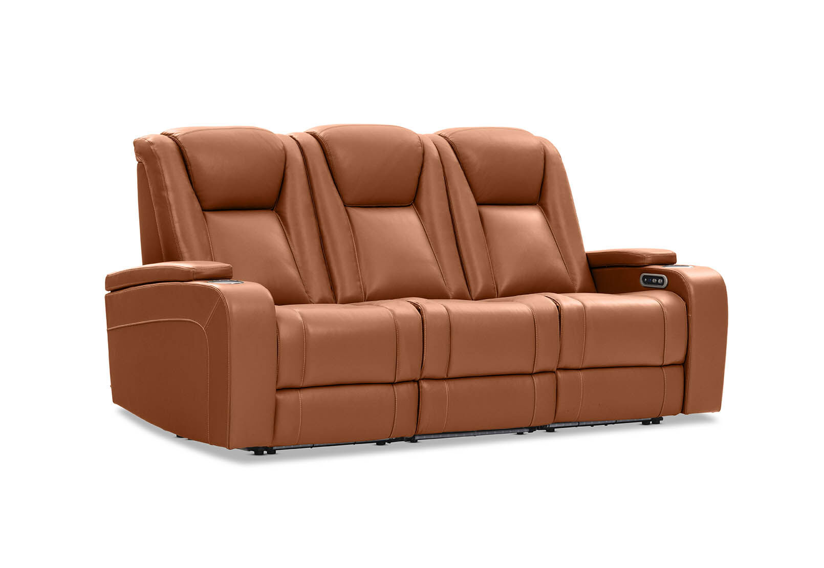 SENTINAL MK2 LEATHER - 3 Seater with 2 Electric Recliners SENTINAL MK2 LEATHER
