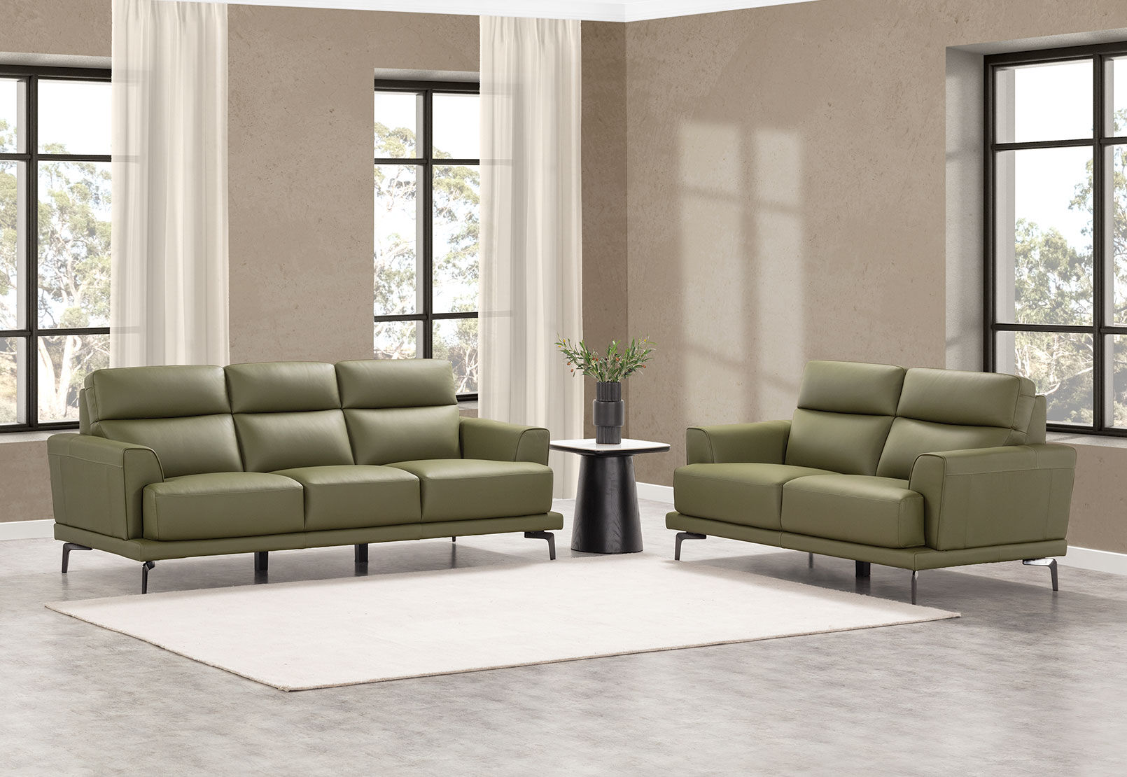 MONDRICH LEATHER - 3 Seater Sofa MONDRICH LEATHER