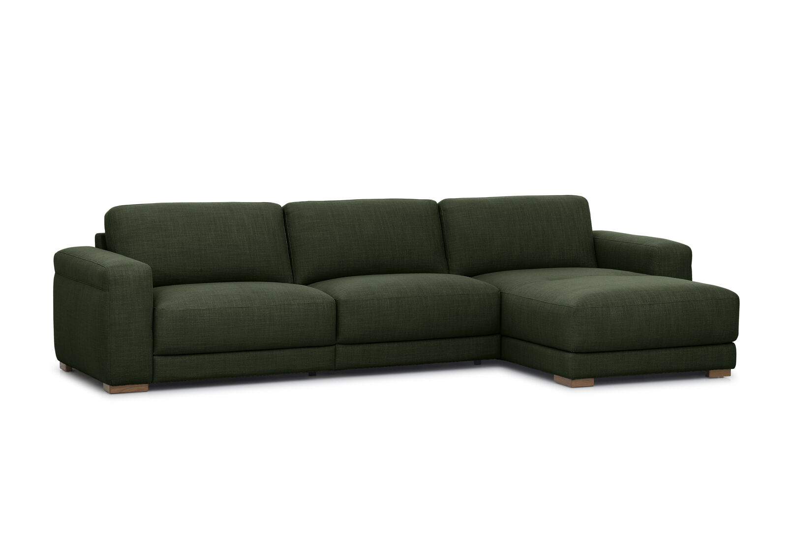LEONE FABRIC - 3 Seater Sofa with RHF Chaise LEONE FABRIC