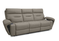 HOLLYWOOD LEATHER - Media 3 Seater with Electric Recliners HOLLYWOOD LEATHER