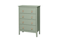 STANFORD - Olive Green Tall Chest STANFORD
