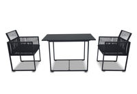 JANIERO - 3 Piece Outdoor Setting JANIERO