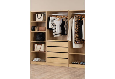 HOWARD - 4 Drawer Wardrobe