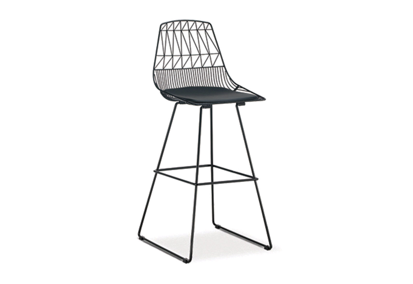 BLACK YARROW Set of 2 Bar Stools Amart Furniture