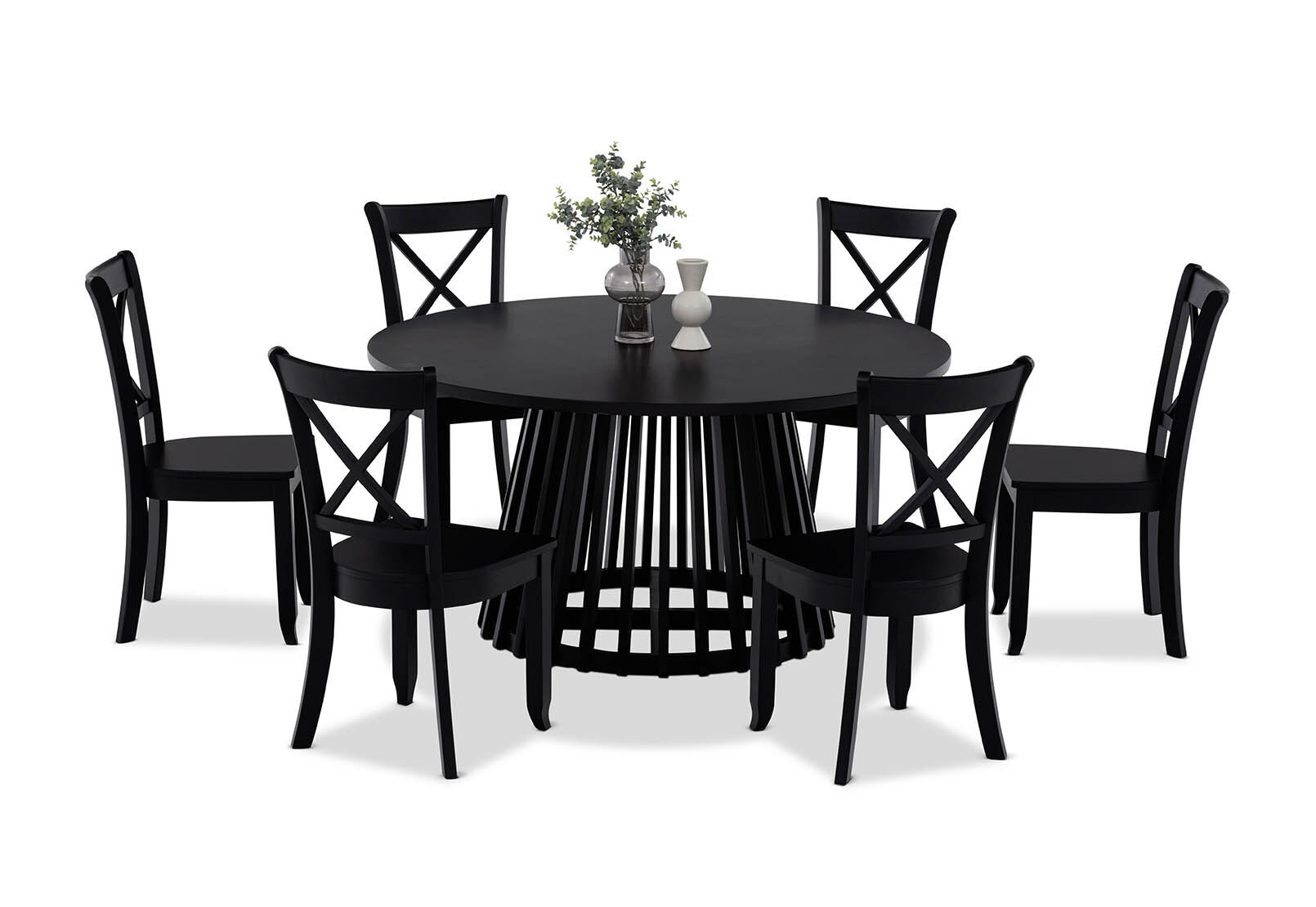 TORENTO - 7 Piece Dining Suite with Echuca Chairs TORENTO
