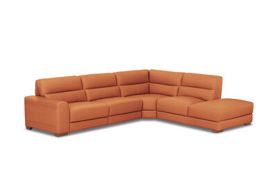 ELLYSE LEATHER - RHF Corner Chaise