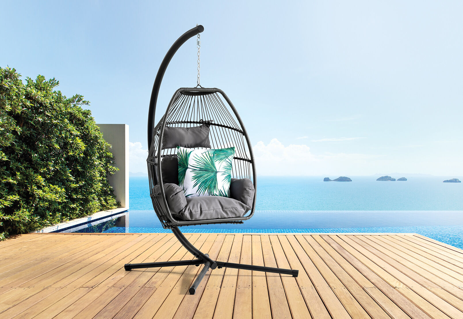 Outdoor swing outlet chair amart