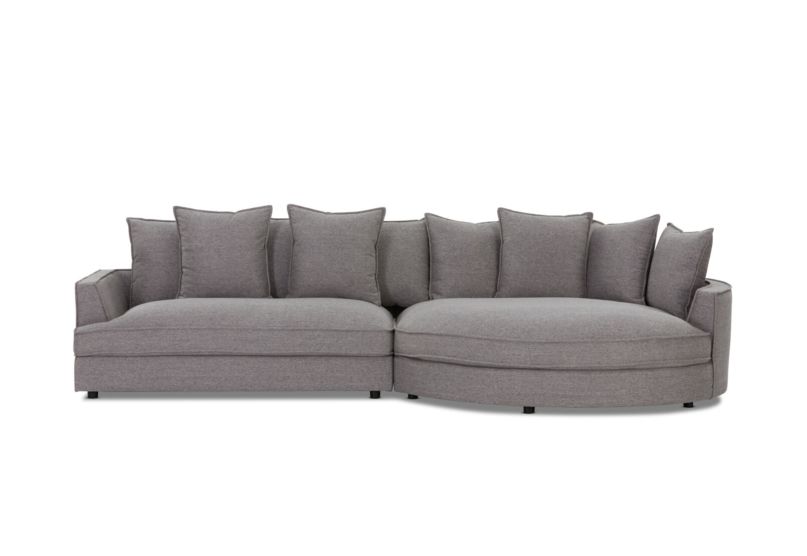 TALA FABRIC - RHF Curved Chaise TALA FABRIC