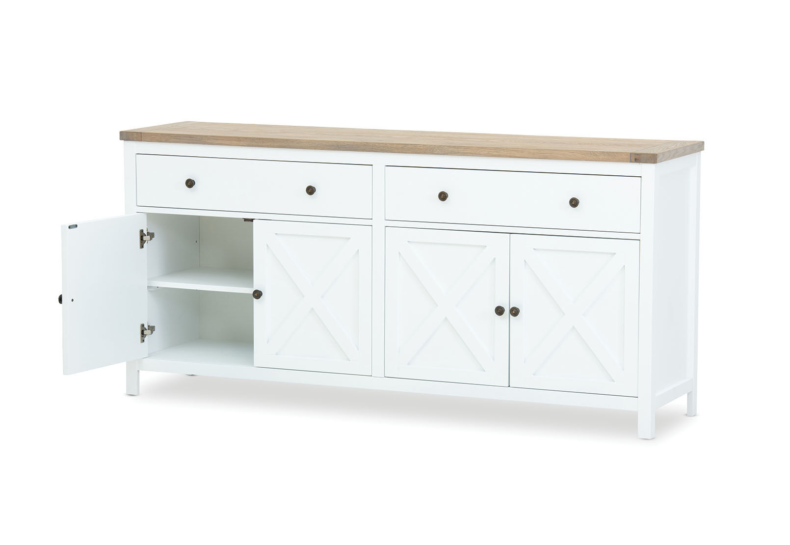 white oak normandy buffet amart furniture