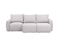 MIKAELA - 3 Seater with Sliding Electric Chaise MIKAELA