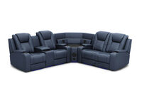 SENTINAL MK2 LEATHER - 4 Piece Corner with LHF Console SENTINAL MK2 LEATHER