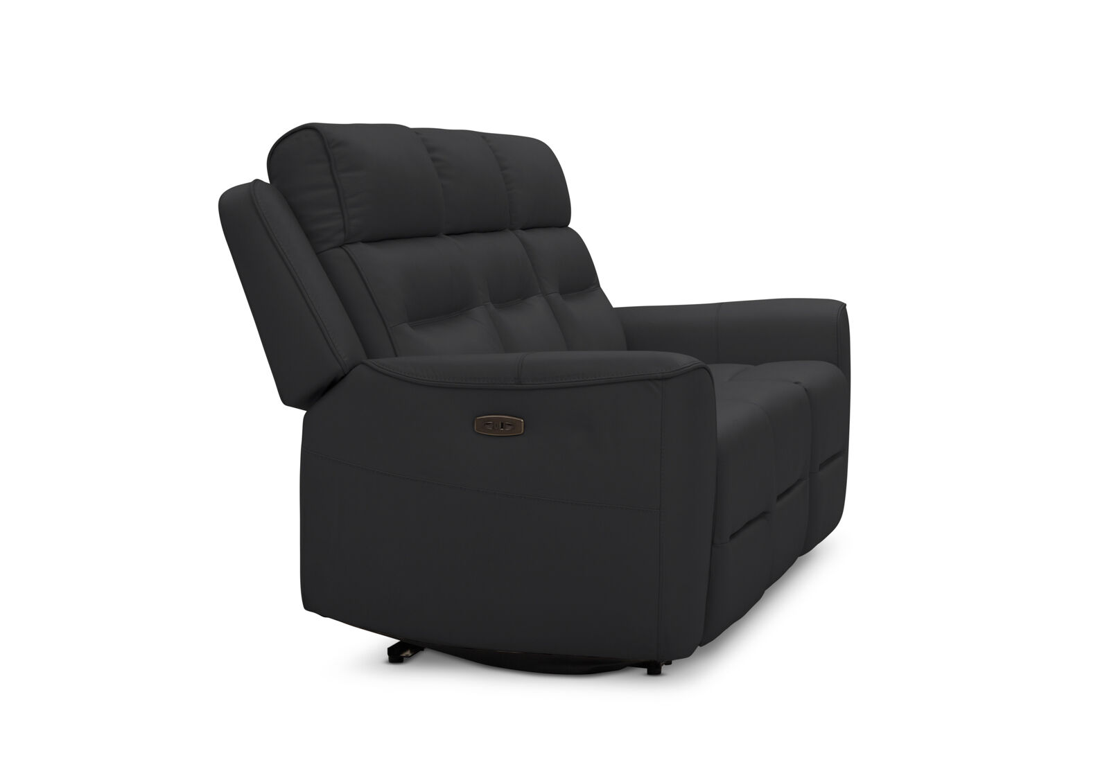 LANDO LEATHER - 3 Seater Sofa with 2 inbuilt Electric Recliners LANDO LEATHER