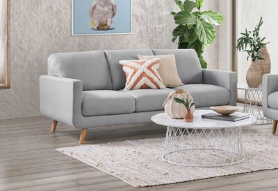 PHOEBE - Fabric 3 Seater Sofa