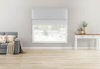 DUSK - Duo Roller Blind - Blockout & Sheer 240 x 240cm DUSK