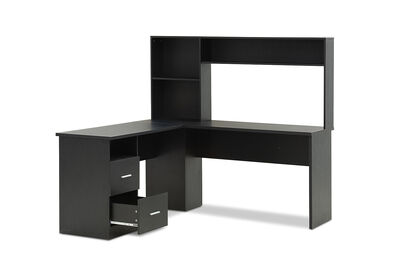 ENZO - Corner Desk with Hutch