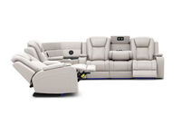 SENTINAL MK2 LEATHER - 5 Piece Corner with LHF Console SENTINAL MK2 LEATHER