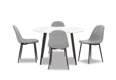 AMARAH - 5 Piece Dining Suite with Benji Dining Chairs