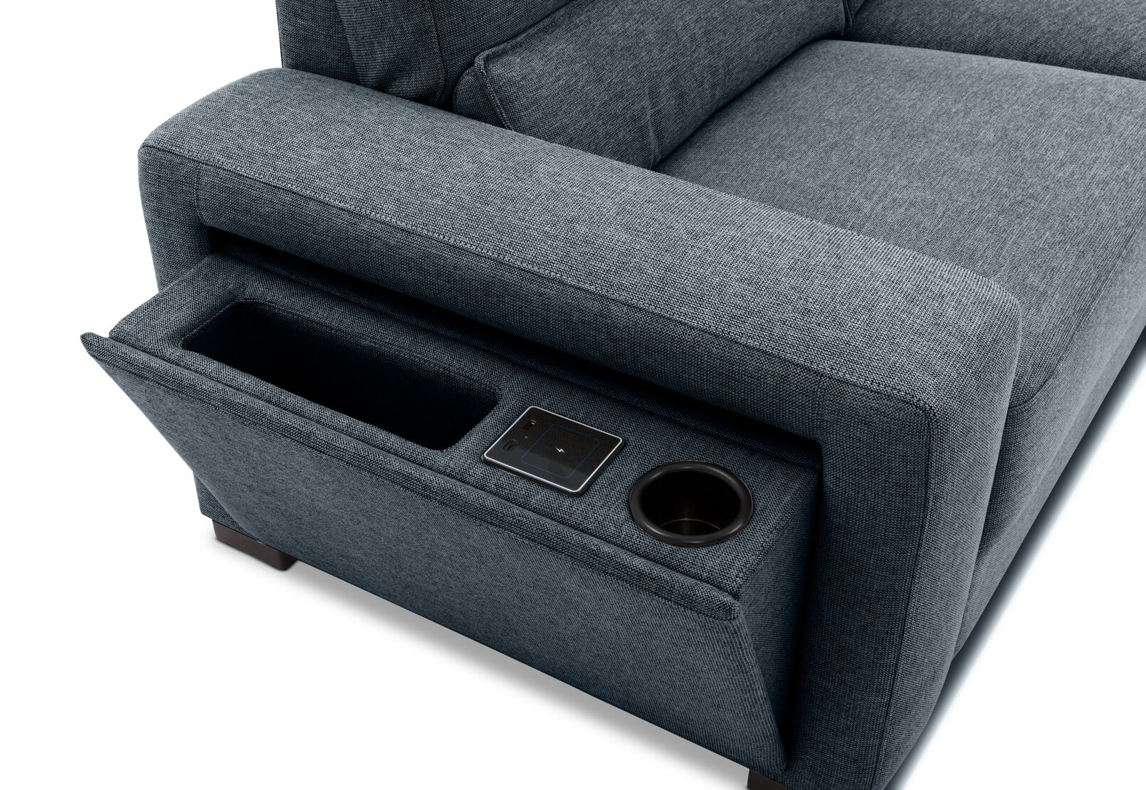 ELISEO FABRIC - 4 Seater Wedge Sofa ELISEO FABRIC