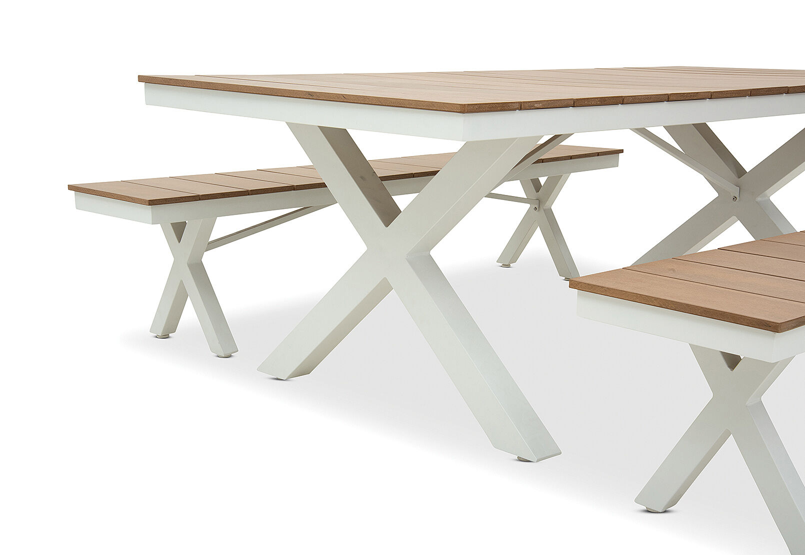 ELWOOD - 3 Piece Outdoor Bench Setting. ELWOOD