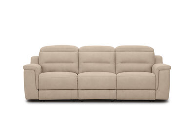 JEFFRIES FABRIC - 3 Seater Electric Recliners