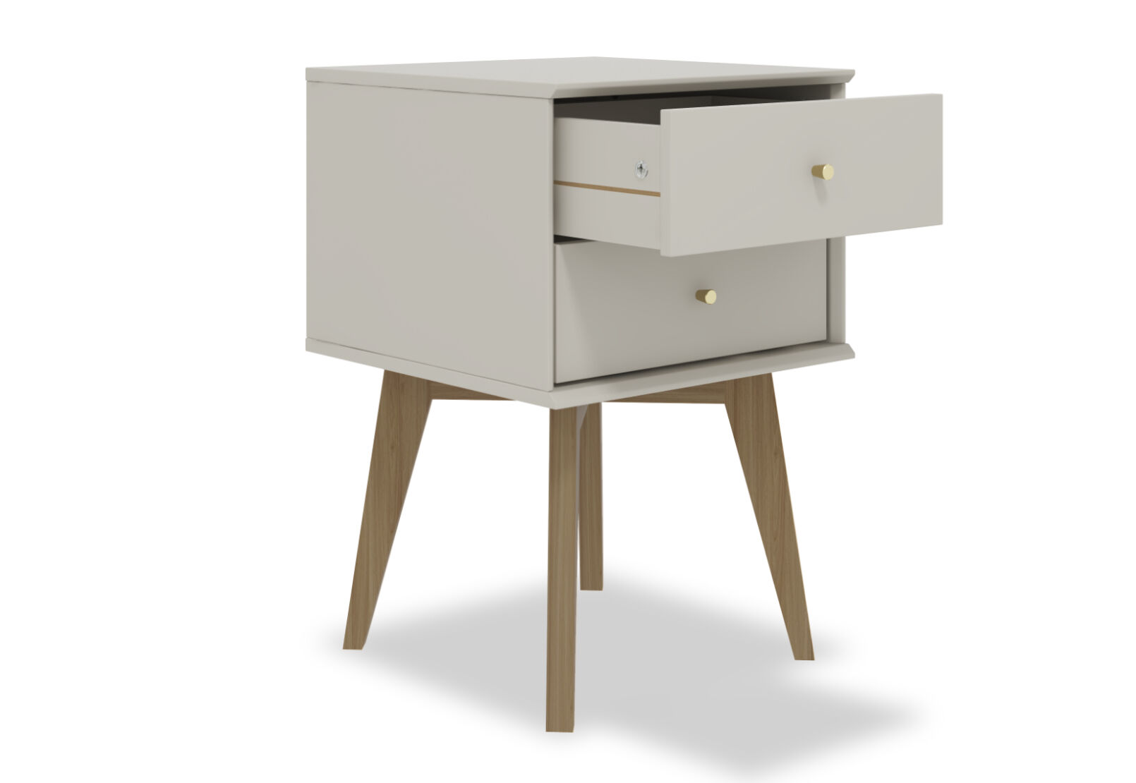 FIELDS - 2 Drawer Bedside Table FIELDS
