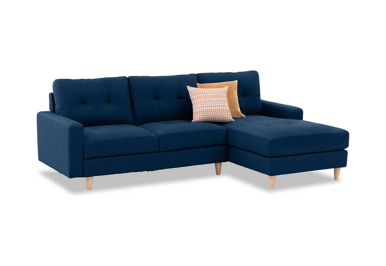 KELLER - Fabric 3 Seat RHF Chaise KELLER
