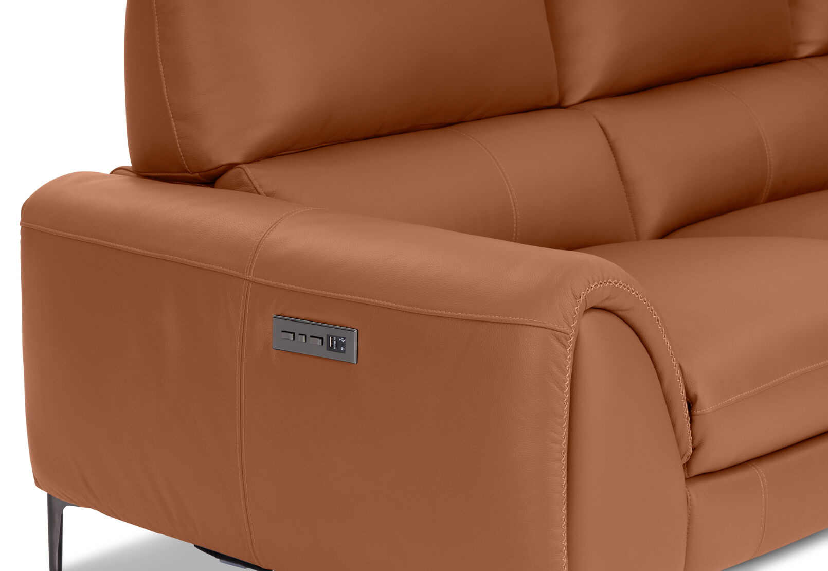 DOMINICO LEATHER - 3 Seater Electric Recliners DOMINICO LEATHER