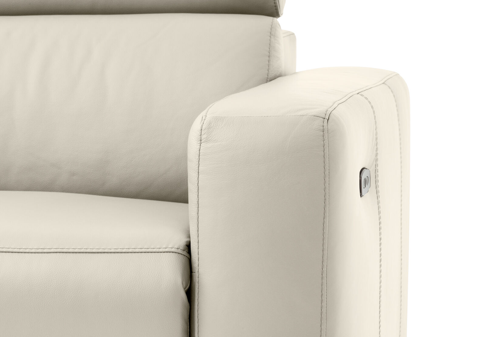 DAMIAN LEATHER - 3 Seater Sofa with LHF Chaise DAMIAN LEATHER