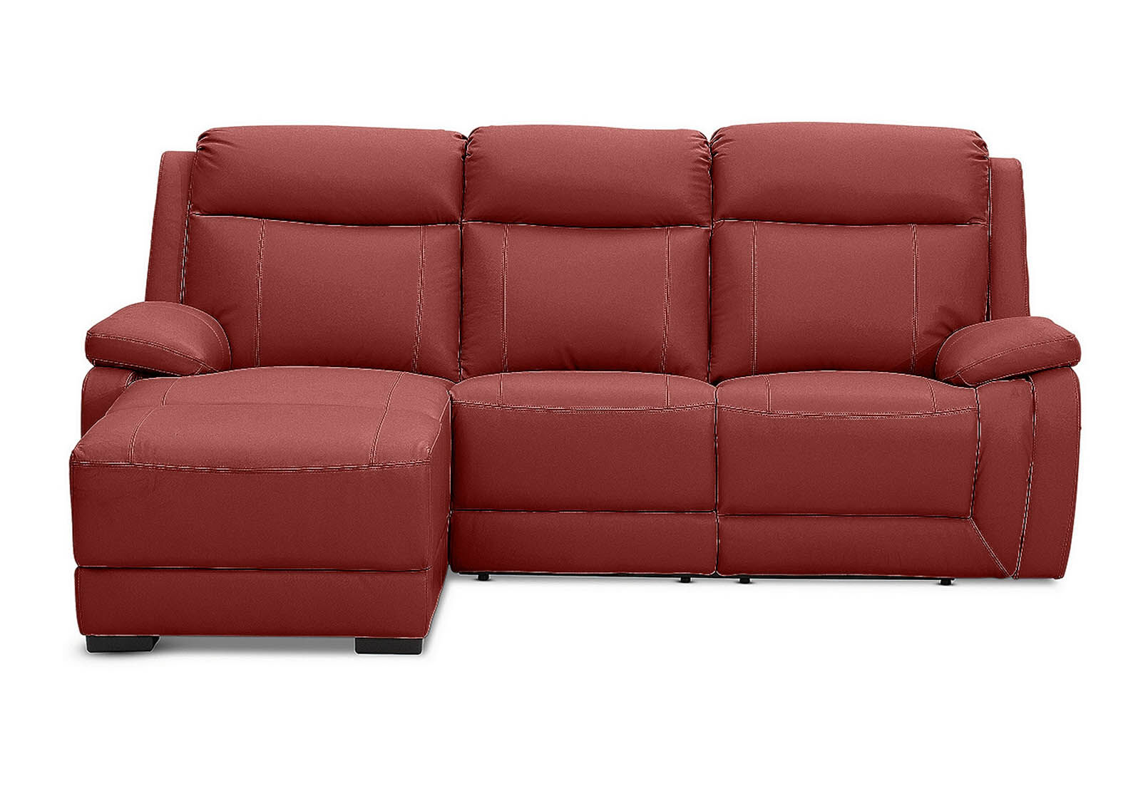 SAN MARCO - Leather 3 Seater Left-Hand Facing Chaise SAN MARCO