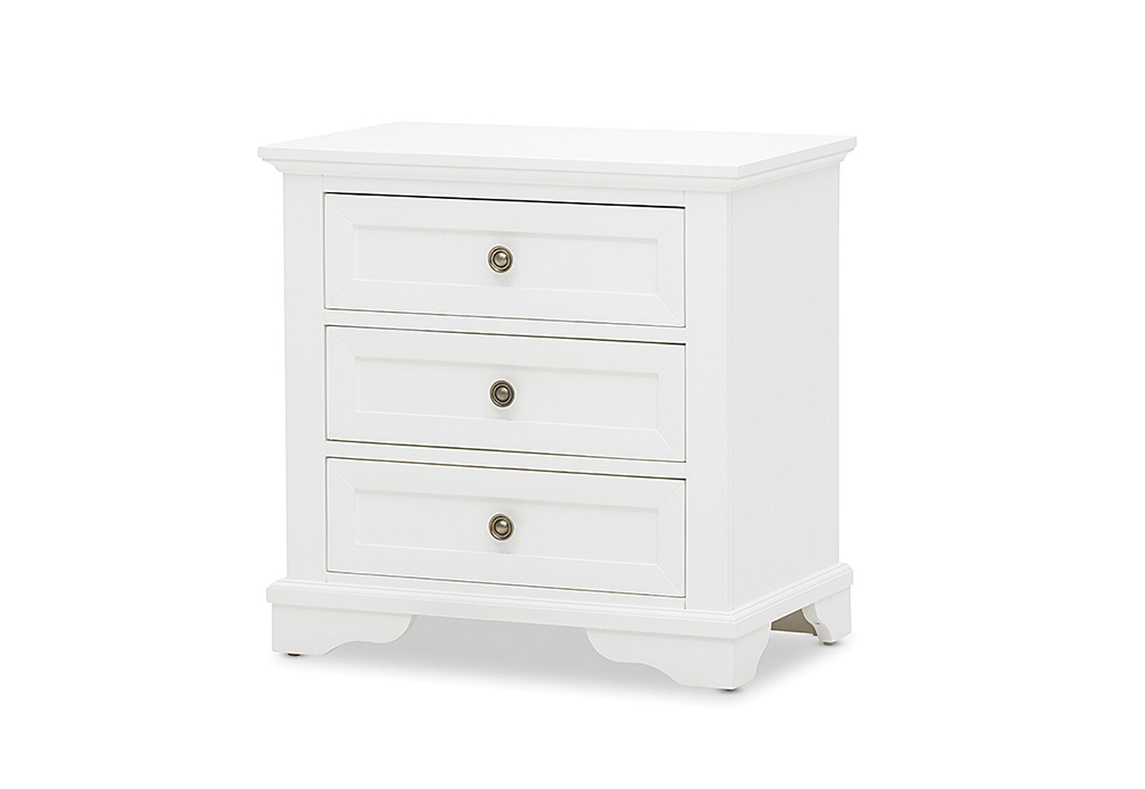 WHITE CHANELLE Bedside Amart Furniture