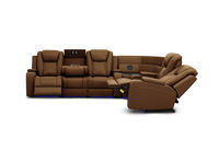 SENTINAL MK2 LEATHER - 5 Piece Corner with LHF 3 Seater SENTINAL MK2 LEATHER