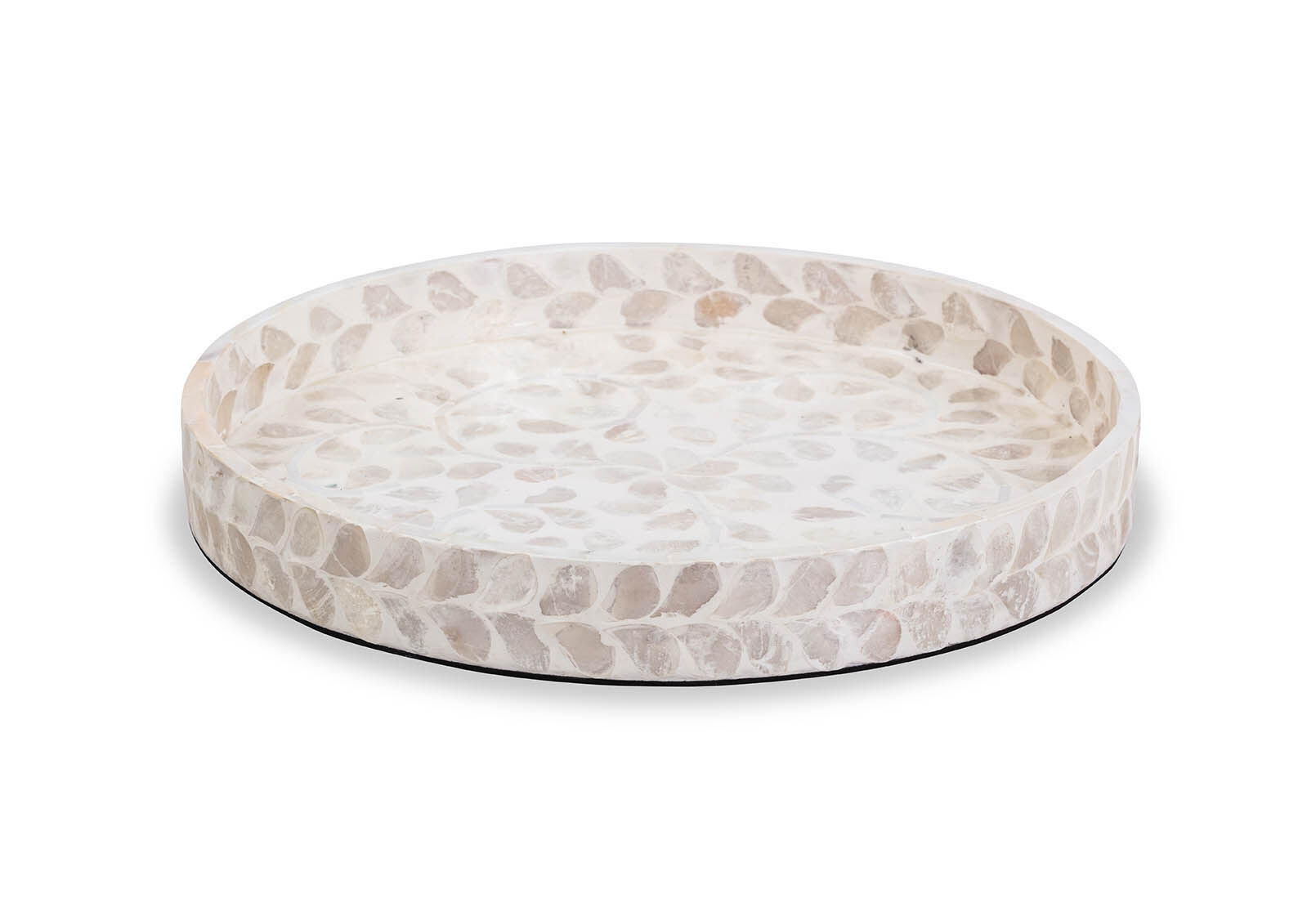 ALINA - 33cm Capiz Round Tray ALINA