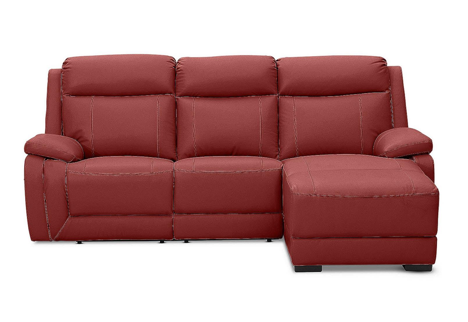 SAN MARCO - Leather 3 Seater Right-Hand Facing Chaise SAN MARCO