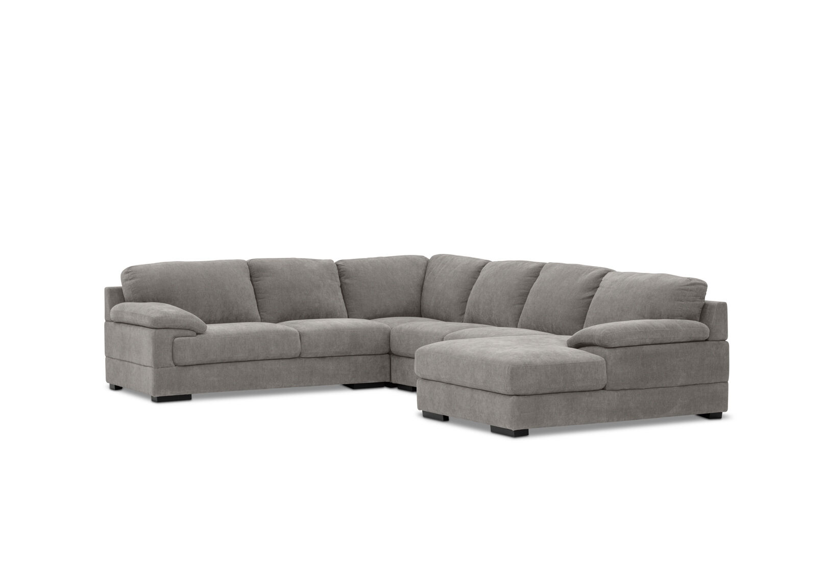 CANDACE FABRIC - 6 Seater Corner RHF Chaise CANDACE FABRIC