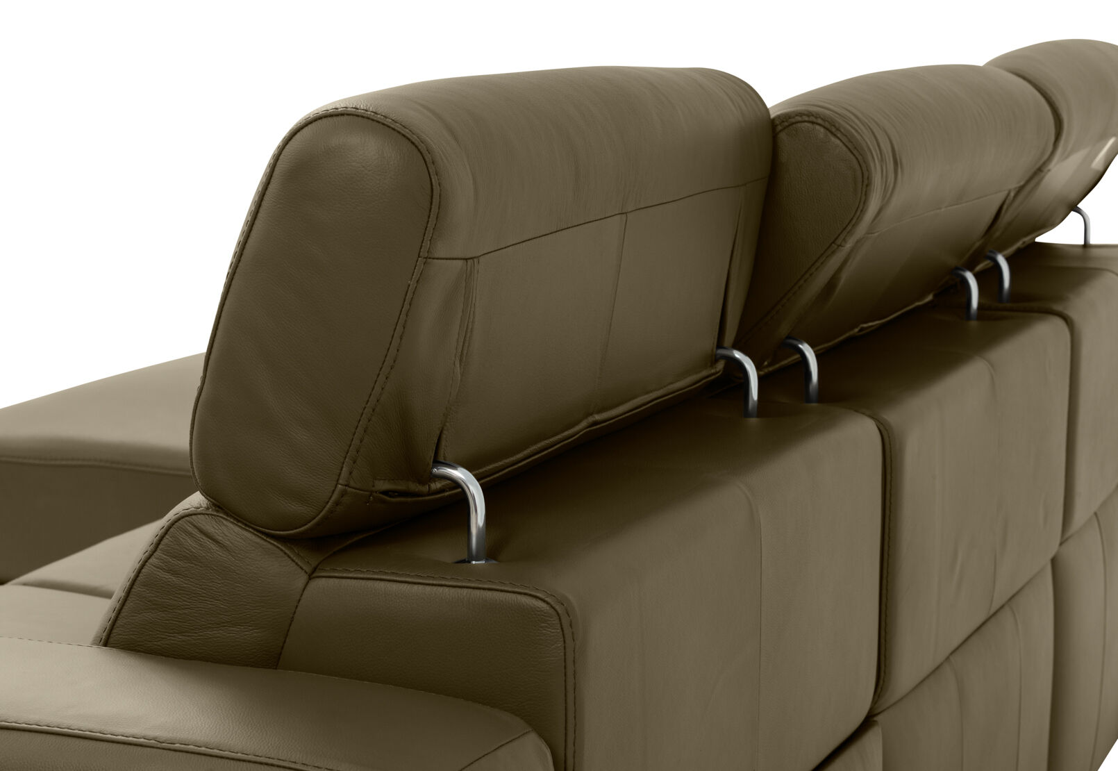 DAMIAN LEATHER - 3 Seater Sofa with LHF Chaise DAMIAN LEATHER
