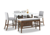 DIONE - 6 Piece High Dining Setting DIONE