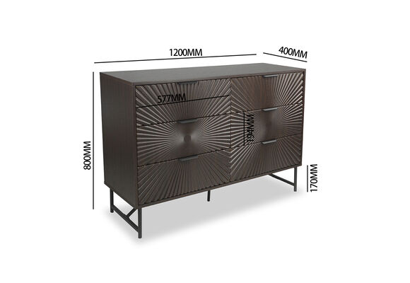 WALLS - 6 Drawer Dresser