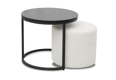 FRANK - Nested Side Table And Stool