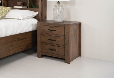 BROOKHAVEN - 3 Drawer Bedside