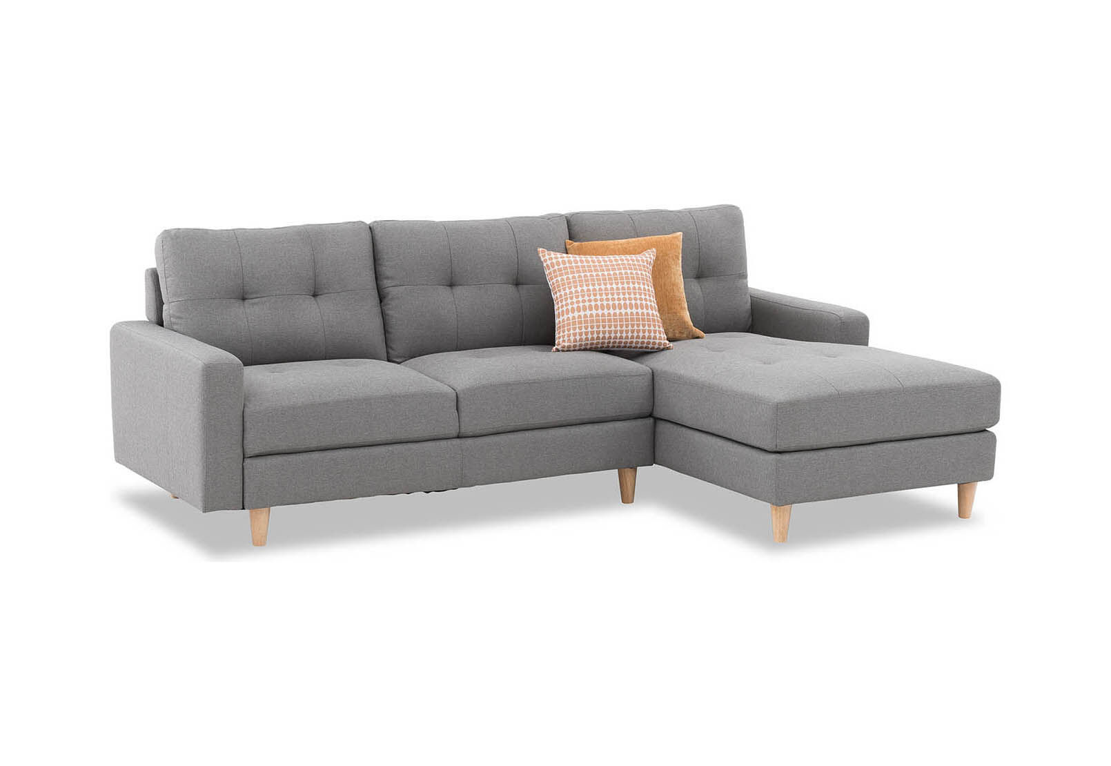 KELLER - Fabric 3 Seat RHF Chaise KELLER