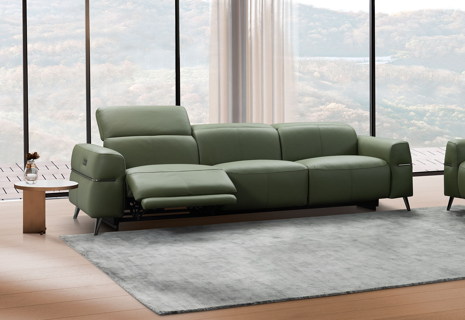 SERAFINI LEATHER - 3.5 Seater Electric Recliners Leather SERAFINI LEATHER