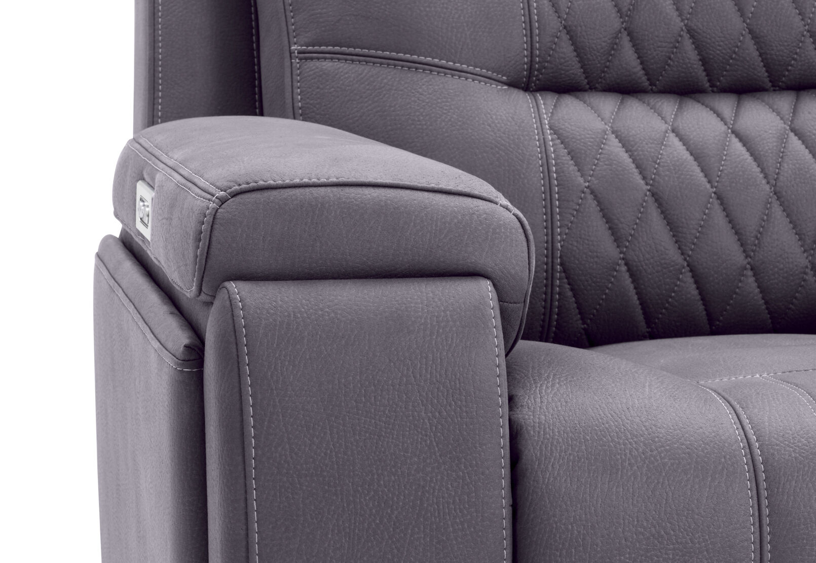 AGASSI FABRIC - Dual Electric Recliner AGASSI FABRIC