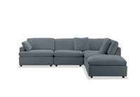 SUNNI FABRIC - 5 Piece Lounge Setting SUNNI FABRIC