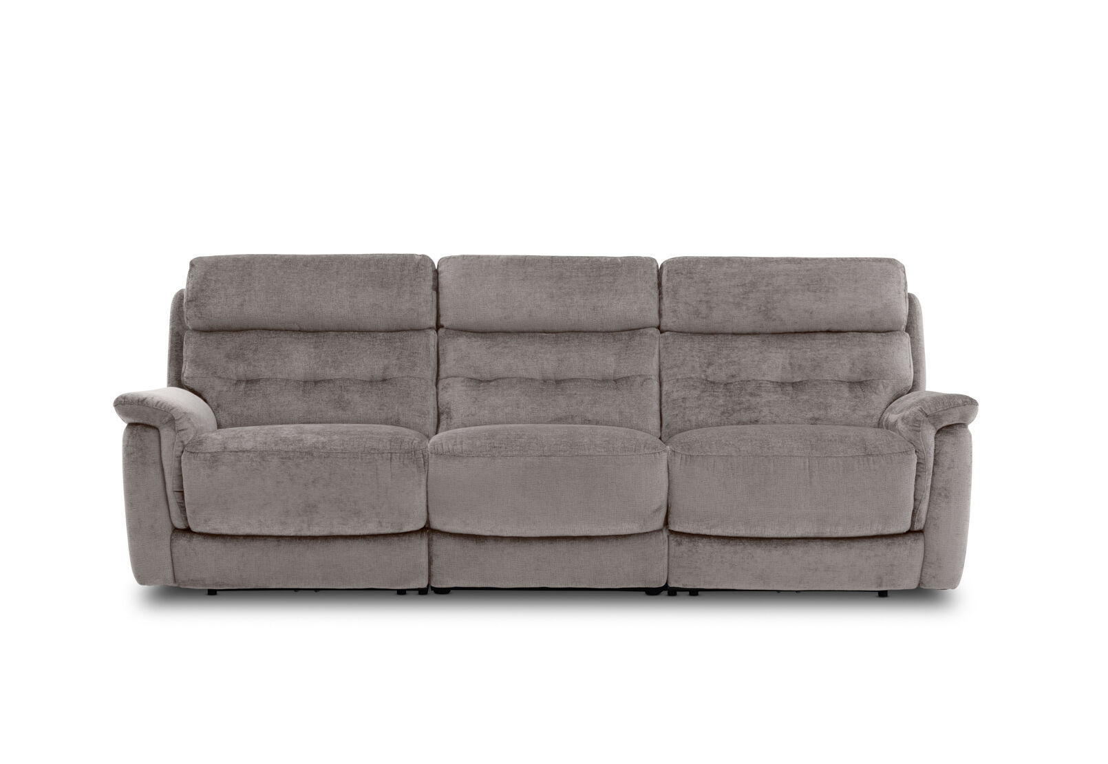 OBERTO FABRIC - 3 Seater with 2 inbuilt Electric Recliners OBERTO FABRIC