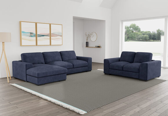 JOSEPHINE FABRIC - Sofa Chaise Pair