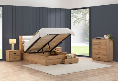 COLWYN BAY - 4 Piece Queen Tall Chest Suite
