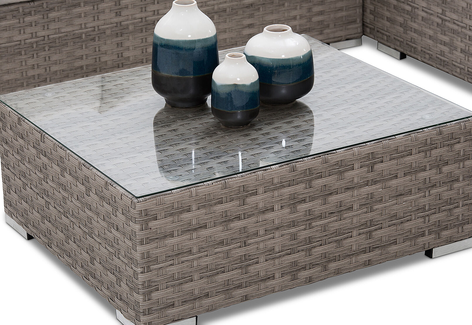 BARBOSA - 4 Piece Outdoor Modular Lounge Setting BARBOSA