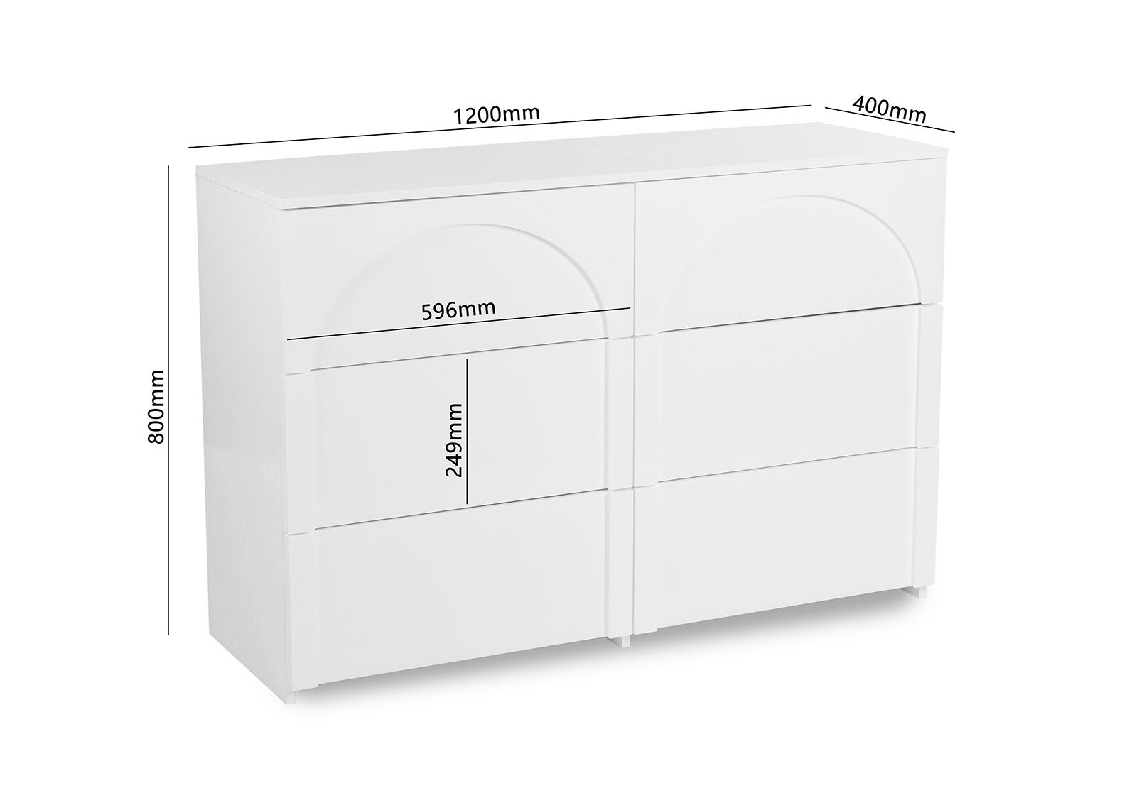 SAVONA - 6 Drawer Dresser SAVONA