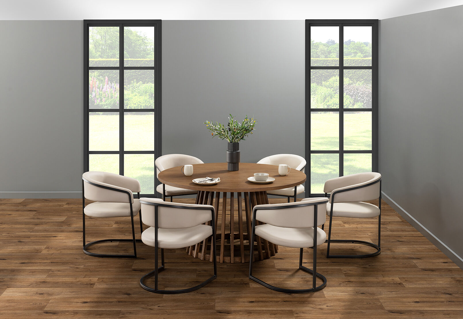 TORENTO - 7 Piece Dining Suite with Ambrose Dining Chairs TORENTO