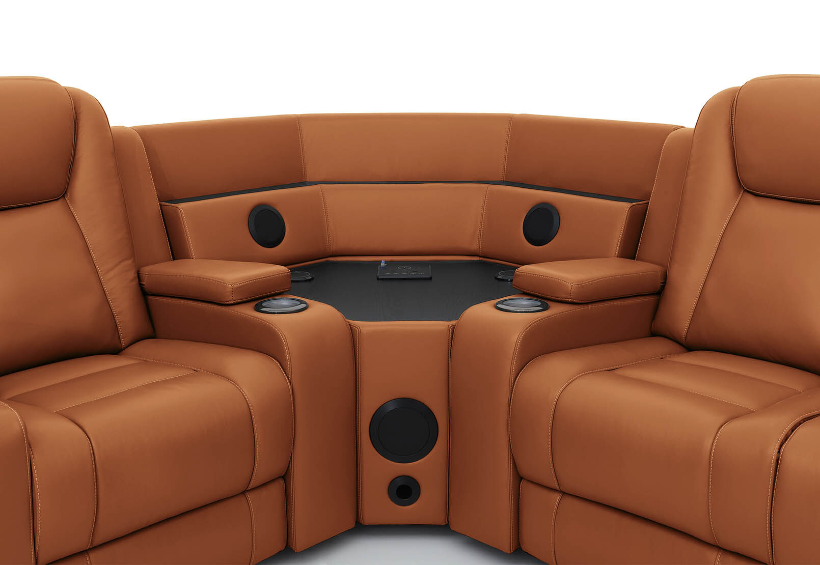 SENTINAL MK2 LEATHER - 4 Piece Corner with RHF Console SENTINAL MK2 LEATHER